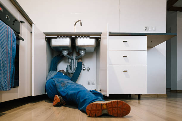 Professional Drain Cleaning technician working in Plains, GA